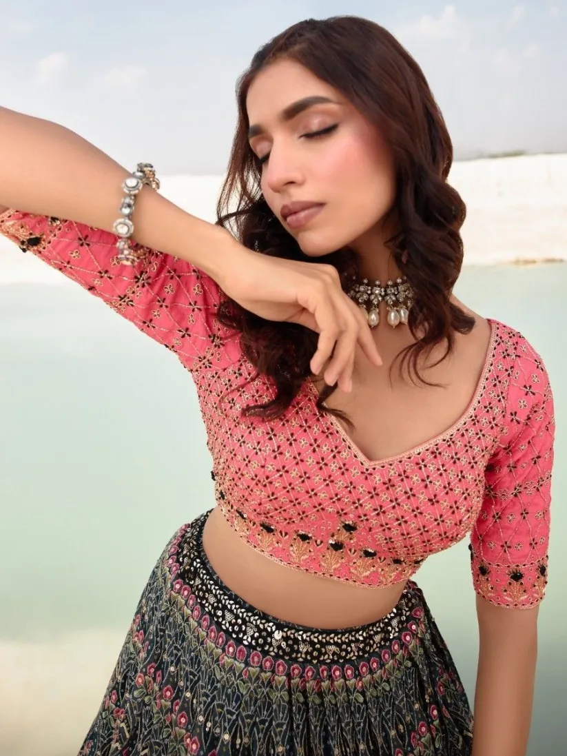 Printed Lehenga Choli