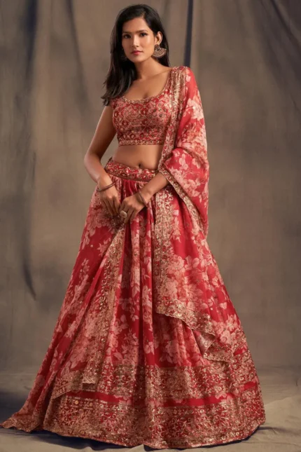 Printed Lehenga Choli