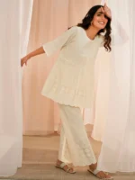 White Kurti