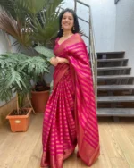 pink Saree