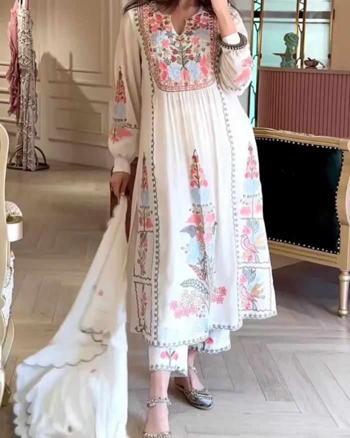 White Kurti