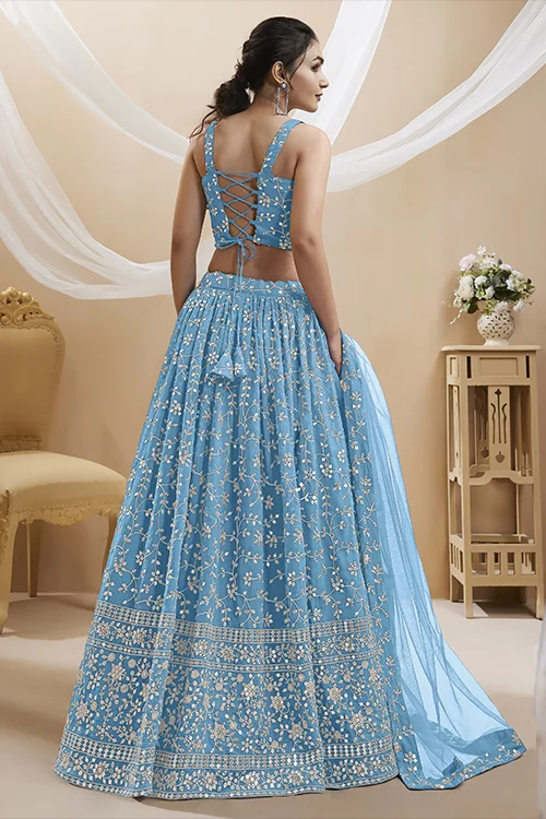 Light BlueLehenga Choli