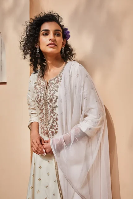 White Salwar Suit