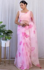 Pink Saree