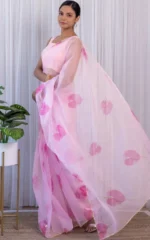 Pink Saree