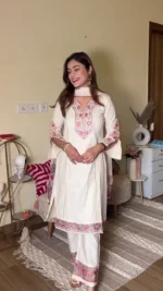 White Kurti