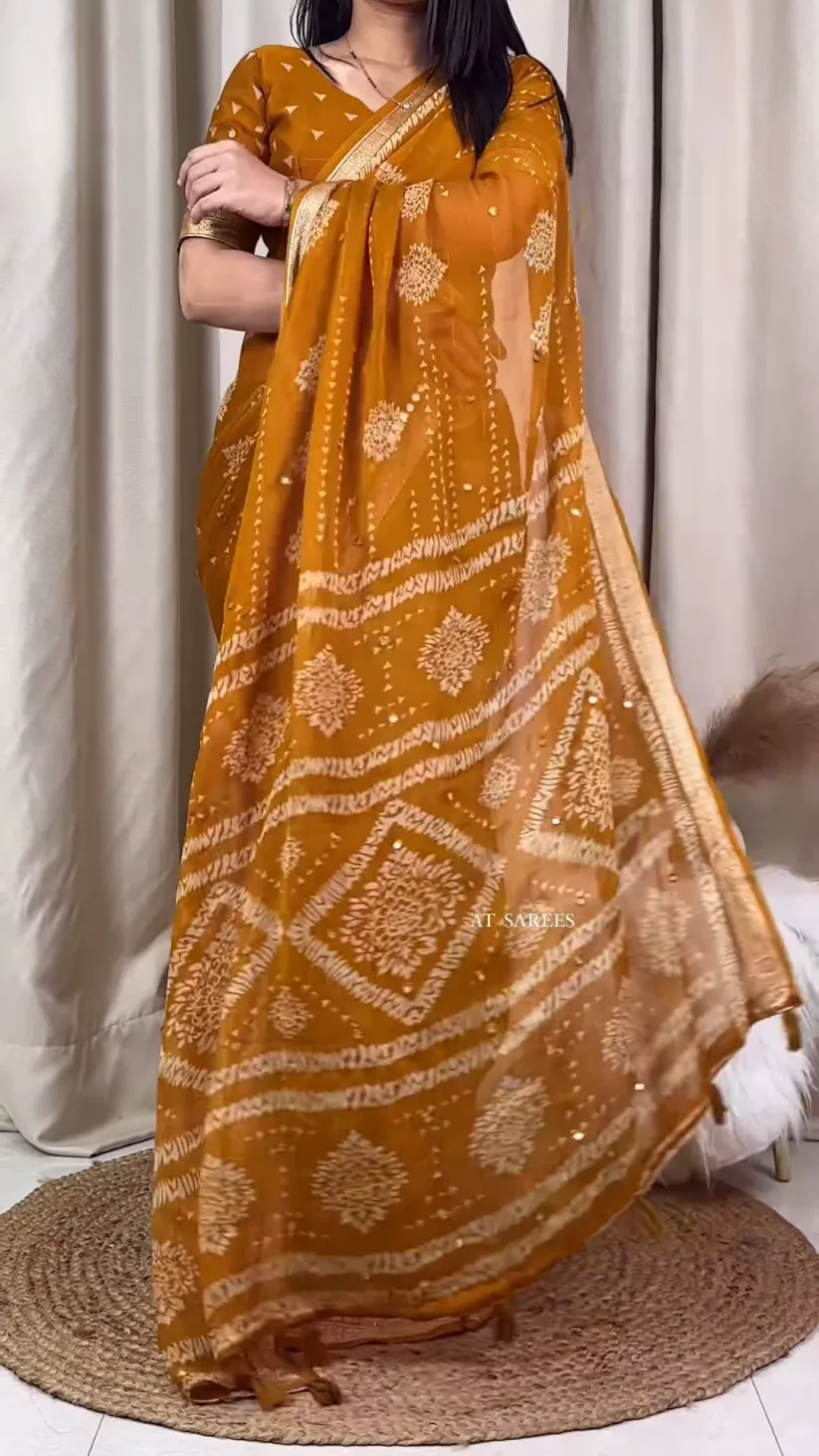 Printed Saree