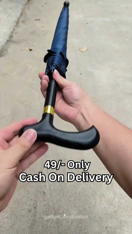 3-in-1 Walking Stick Umbrella