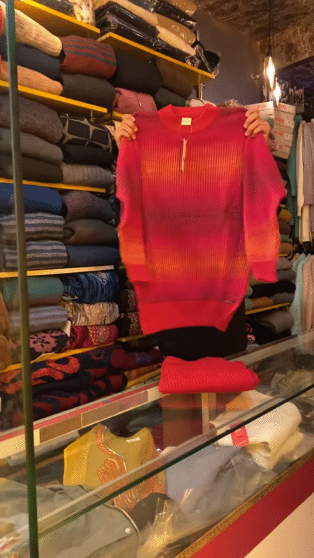 Ombre Rib-Knit Sweater