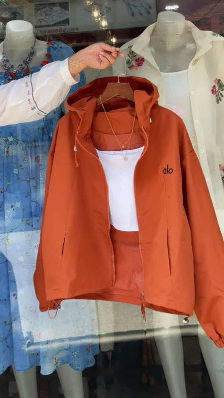 Boutique Hooded Zip-Up Jackets