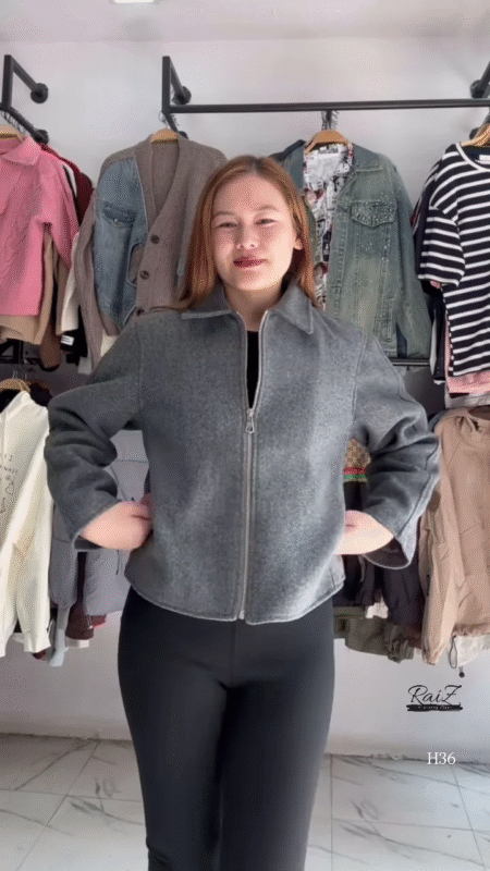 Minimalist Zip-Up Jacket