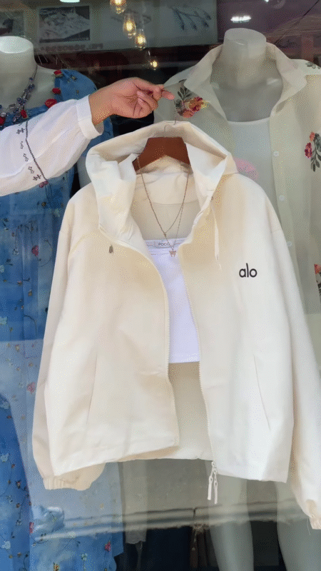 Boutique Hooded Zip-Up Jackets